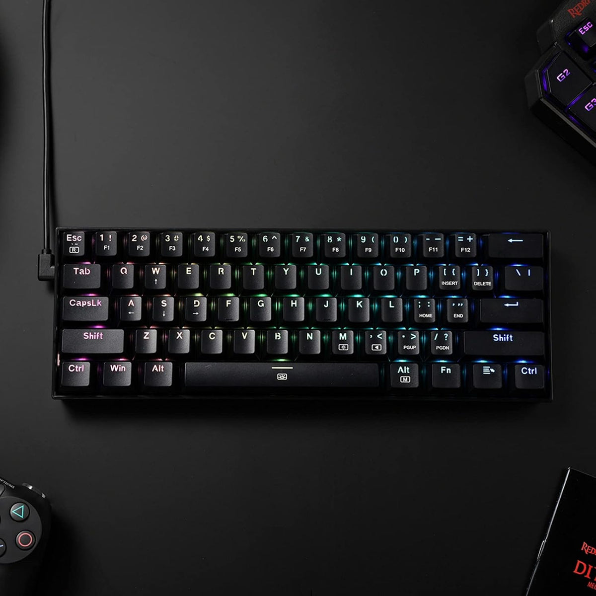 K630 Dragonborn 60% Wired RGB Gaming Keyboard, 61 Keys Compact Mechanical Keyboard