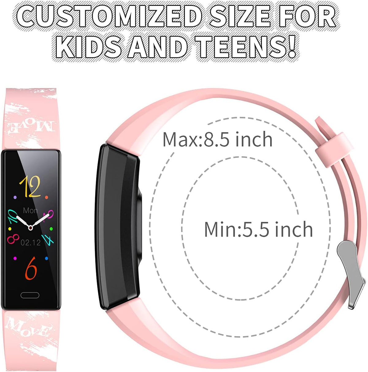Kids Watch Fitness Tracker, Fitness Watches for Kids, Activity Tracker with Pedometers