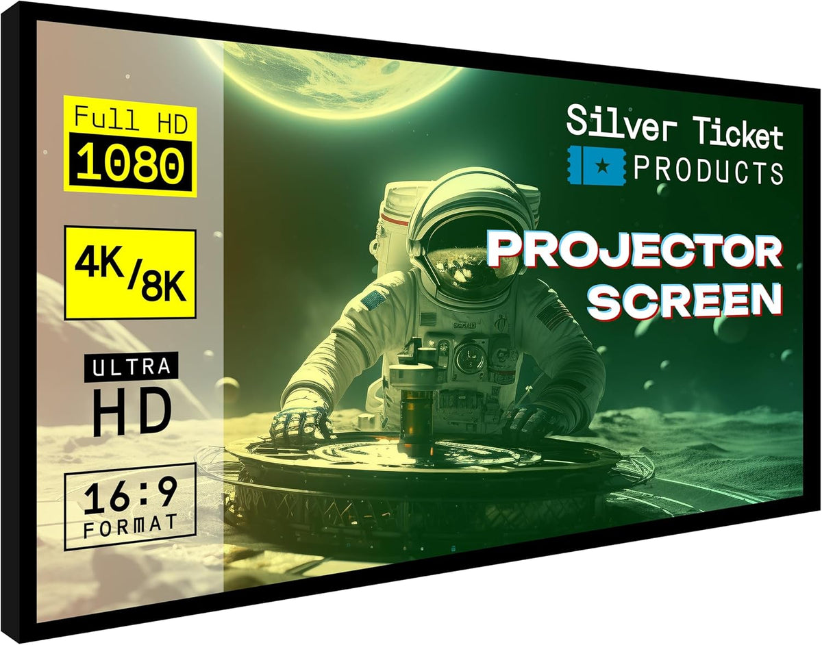 STR Series 6 Piece Home Theater Fixed Frame 4K / 8K Ultra HD, HDTV, HDR & Active 3D Movie Projection Screen