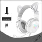Head-Mounted Gaming Gaming Cute Girls Wired Computer Headset