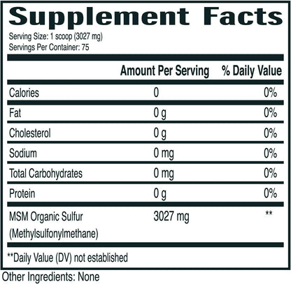 MSM Organic Sulfur Crystals by No Boundaries Health and Wellness – All-Natural, Premium Health Supplement: 99.9% Pure MSM – Benefits: Joint Pain, Allergies, Skin, Hair & Nail Health – No Fillers