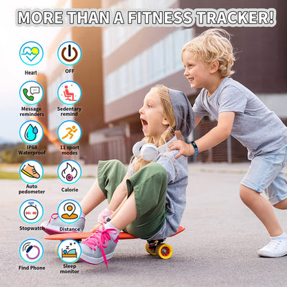 Kids Watch Fitness Tracker, Fitness Watches for Kids, Activity Tracker with Pedometers