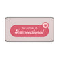 Desk Mat — "The Future Is Intersectional" Pink Feminist Mousepad