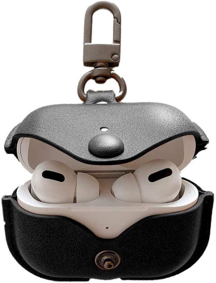 Genuine Leather Case Compatible with Airpods Pro Case 2Nd/1St Gen (2023/2022/2019)