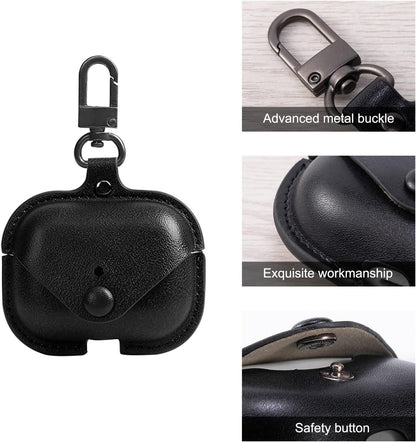 Genuine Leather Case Compatible with Airpods Pro Case 2Nd/1St Gen (2023/2022/2019)