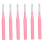 6Pcs Multi-Use Silicone Makeup Brushes Eyebrow Lip Eye Applicators for Daily Makeup Comfortable Handle Design for Professionals and Enthusiasts