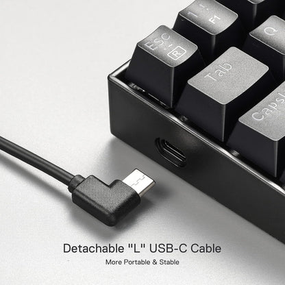 K630 Dragonborn 60% Wired RGB Gaming Keyboard, 61 Keys Compact Mechanical Keyboard 