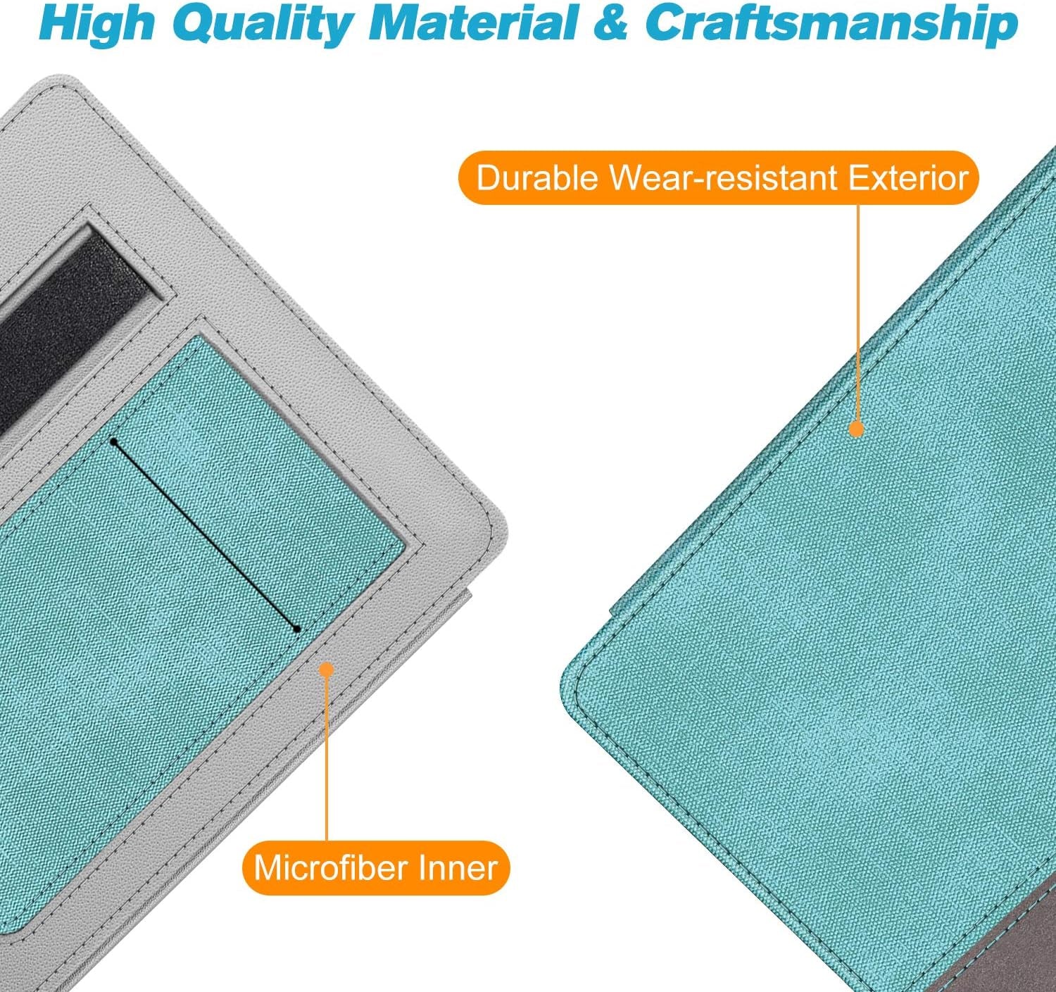 Stand Case for 7" Kindle Oasis 10Th/9Th Gen 2019/2017, Turquoise