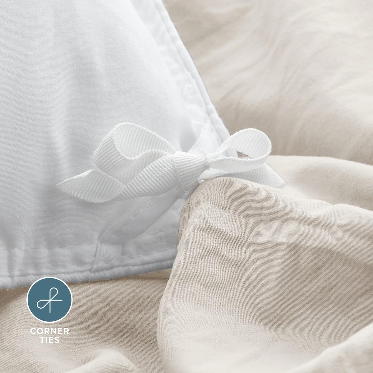 Washed Duvet Cover Set 1800 Ultra-Soft (Twin/Twin XL, Fog)