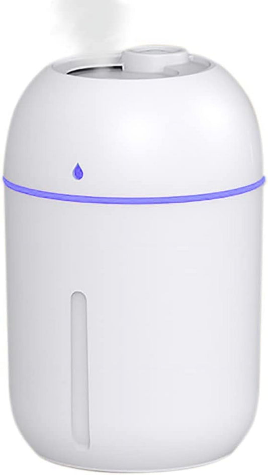 Mini Humidifier, 300Ml Portable Small Humidifiers for Baby, Car Humidifier Diffuser for Travel Plants Bedroom Desk Office