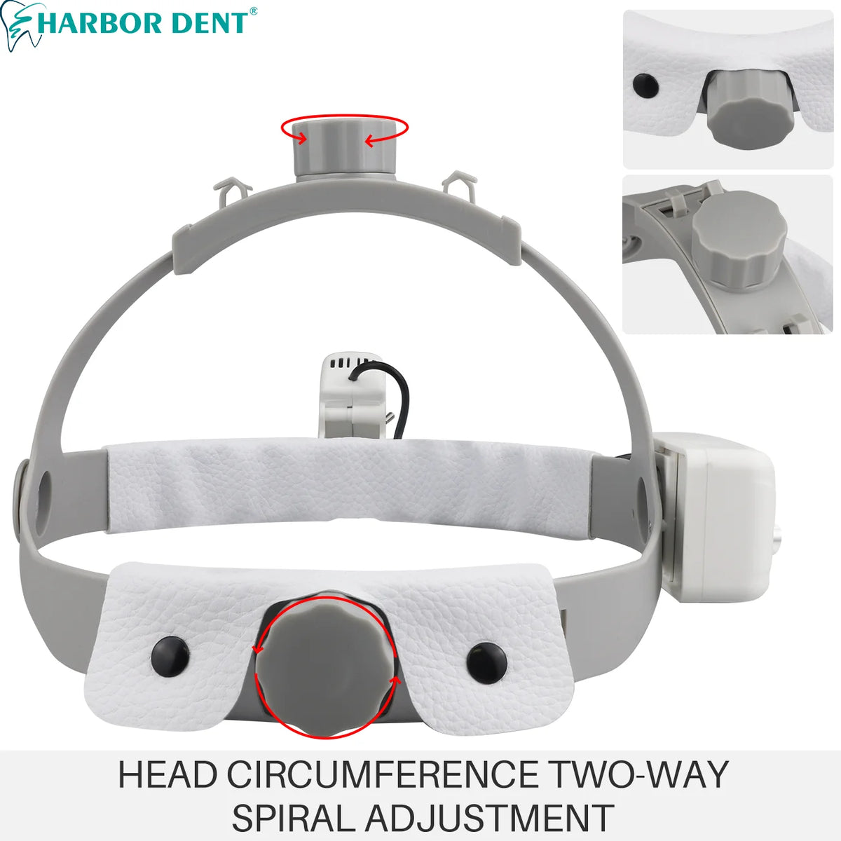 Dental 5W LED Head Light Lamp Brightness Spot Ajustable Dentistry Lab Headlamp Surgical Headlight