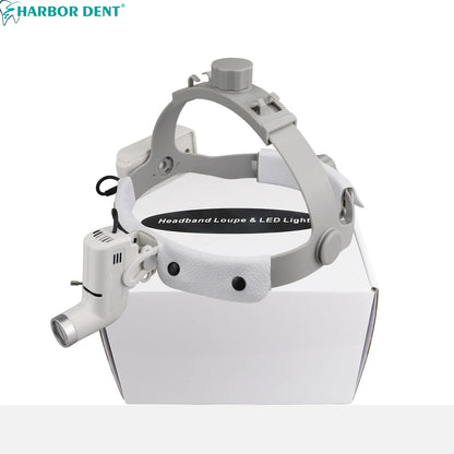 Dental 5W LED Head Light Lamp Brightness Spot Ajustable Dentistry Lab Headlamp Surgical Headlight