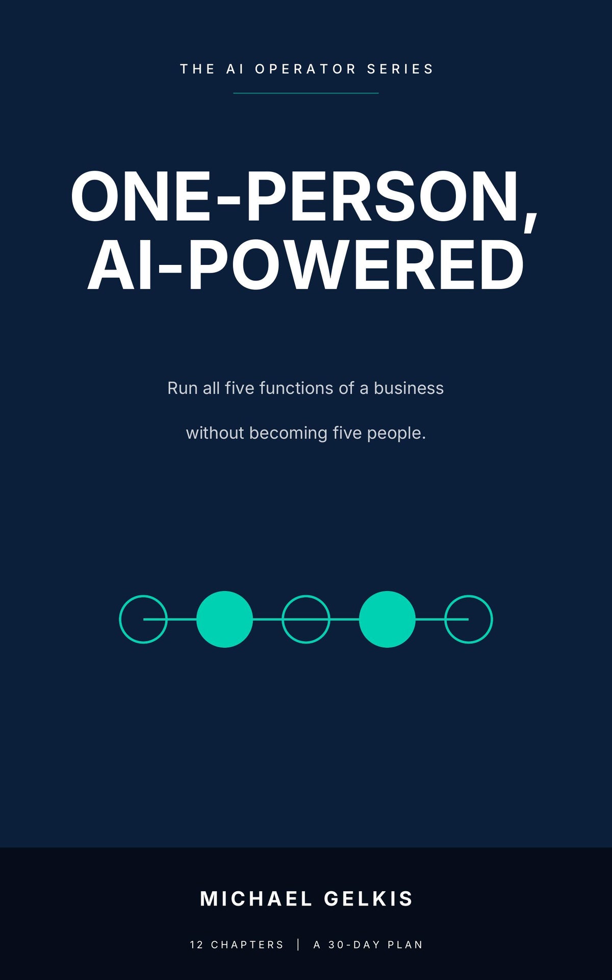 Cover of One-Person, AI-Powered by Michael Gelkis, Karibunest