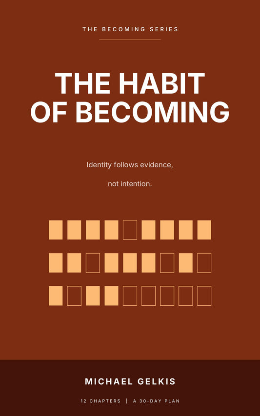 Cover of The Habit of Becoming by Michael Gelkis, Karibunest