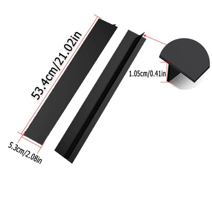 Silicone Gap Strip Kitchen Gas Stove Sealing Strip Kitchen Anti-Oil Anti-Stain Strip Silicone Insert Strip Kitchen Accessories